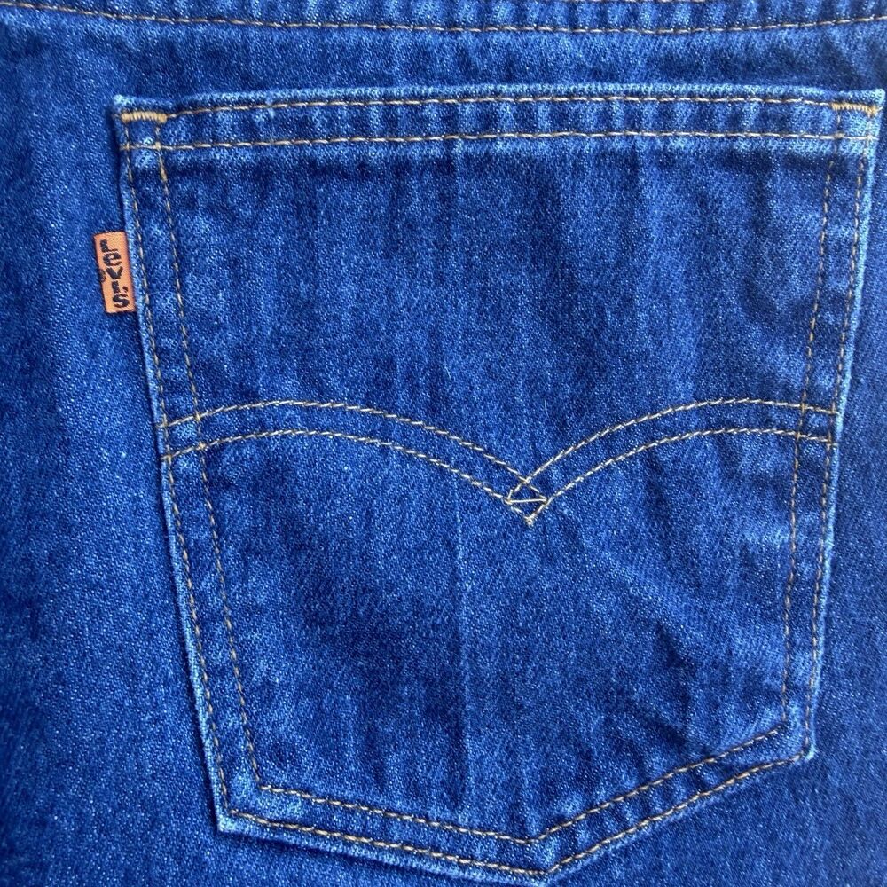 Vintage Levi’s Orange Tab 506 Men 40x30 Blue USA Regular Fit Straight Leg Denim - Picture 6 of 16